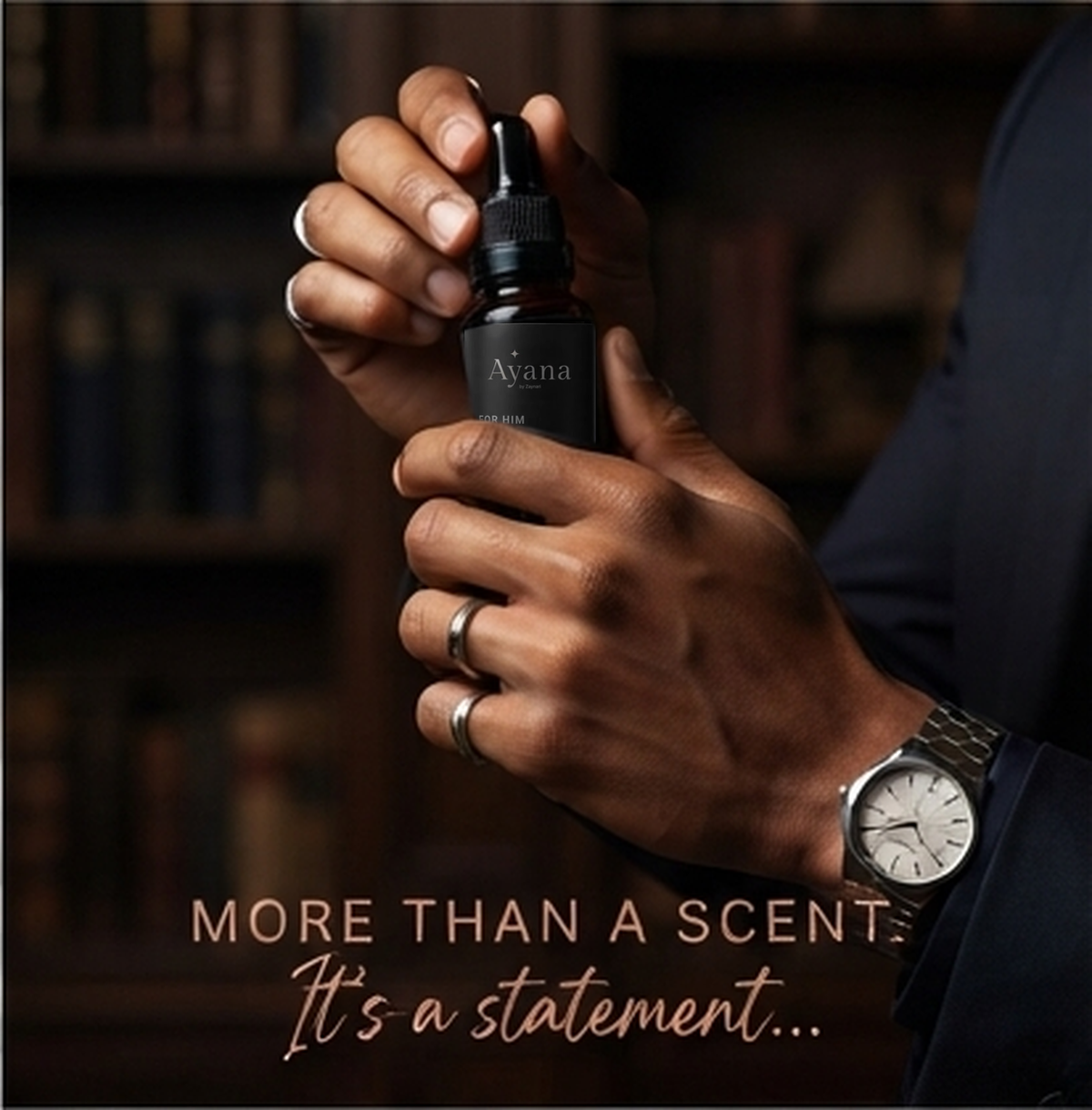 Pheromone Infused Perfume Oil For Him — 15ml