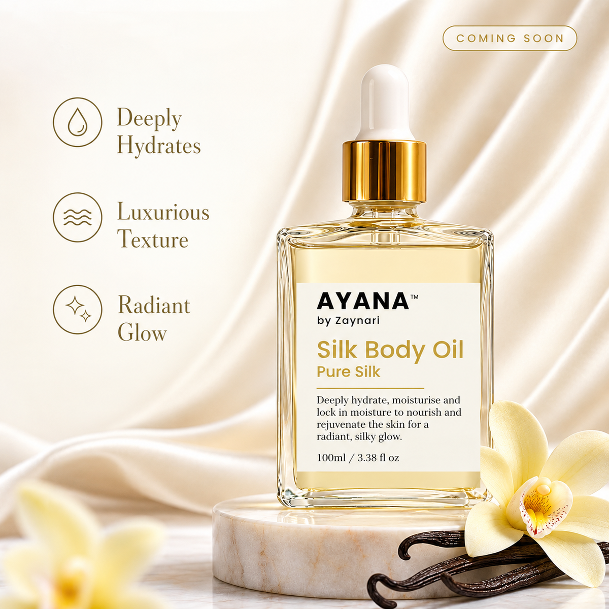 Pure Silk Body Oil - Original