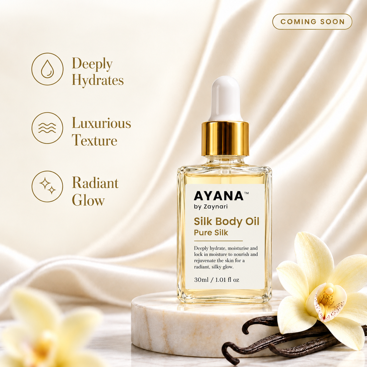 Pure Silk Body Oil - Original
