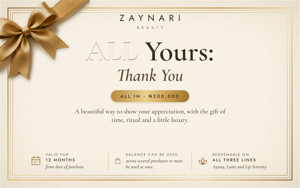 ALL Yours: Thank You