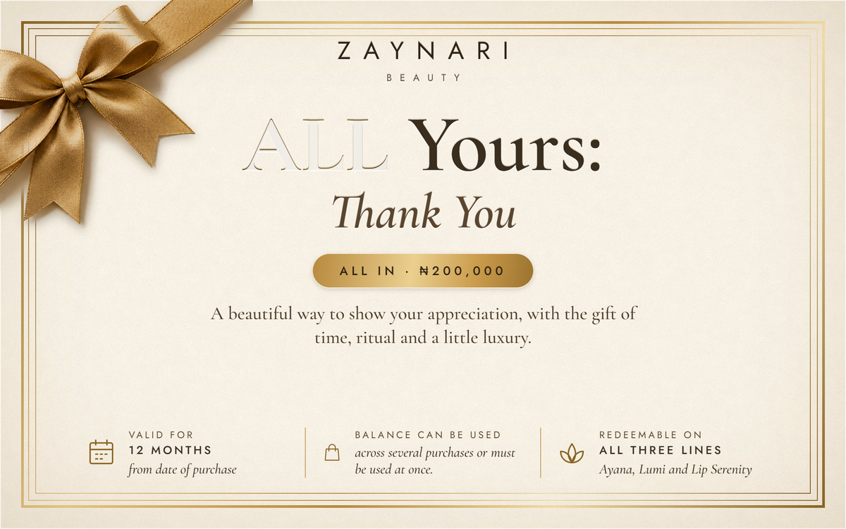 ALL Yours: Thank You