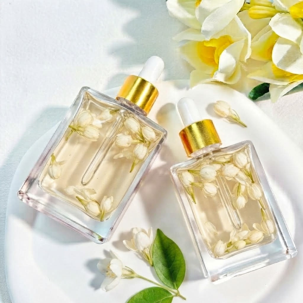 Pure Silk Body Oil with Dried Jasmine Extract