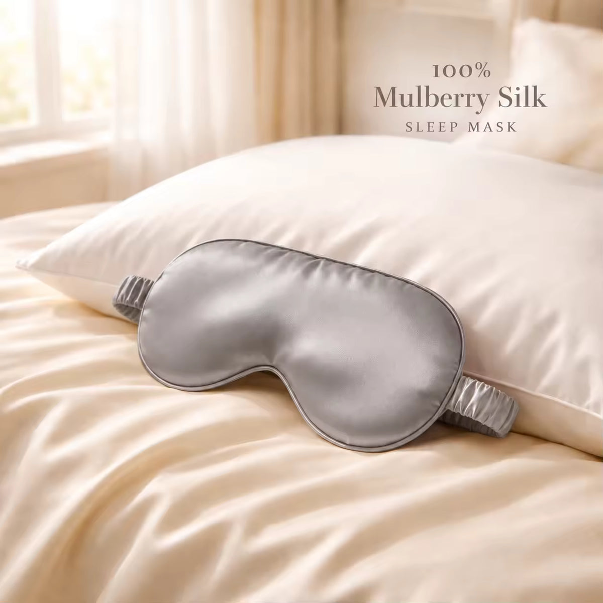 Luxury 100% Mulberry Silk Sleep Eye Mask