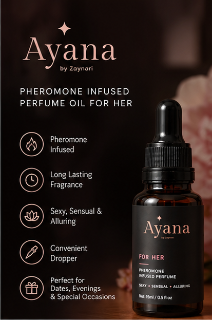 Pheromone Infused Perfume Oil for Her - 15ml
